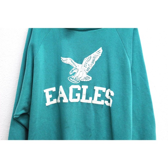 Vintage Teal Eagles Sweatshirt - Picture 2 of 10
